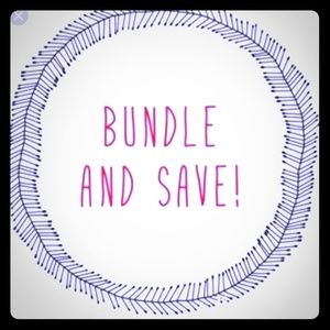 Bundle and save!!! 10% off 3 or more items!!!